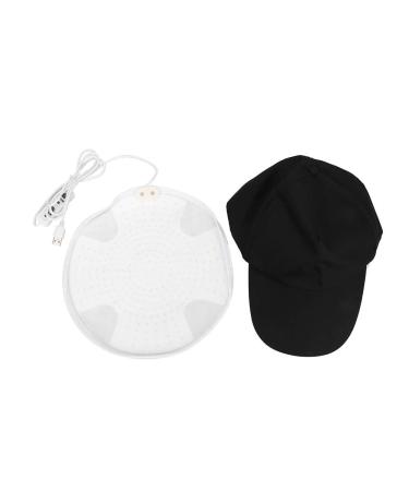 Hair growth helmet alopezie cap helmet 94 pieces of lamp pearls household anti-hair failure treatment instrument oil control hair growth cap therapy hydropower (black)