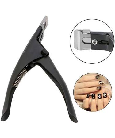 SJLS New 5 Colors Acrylic UV False Fake Nails Tips Manicure Cutter Clipper Tool Stainless Steel - Buy Online on GoSupps.com