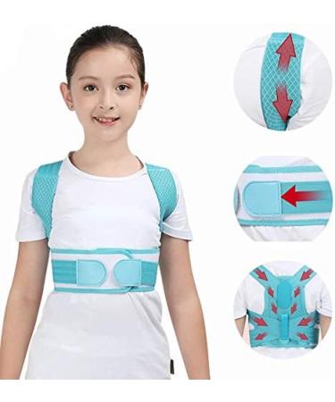 Buy DFHBFG Adjustable Children Posture Corrector Back Support Belt - Kids Orthopedic Corset for Spine & Back - Small Size (Blue) - Improve Posture & Comfort - Buy Online on GoSupps.com