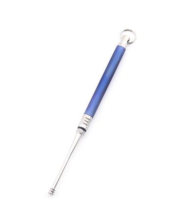 Titanium Ear Spoon Earwax Remove Spoon Portable EDC Survival Outdoor Tools (Blue)