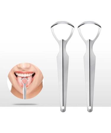 Tefexer Large Opening Stainless Steel Tongue Scraper - Oral Hygiene Tool for Adults Reduces Bad Breath Portable Design - Buy Online on GoSupps.com