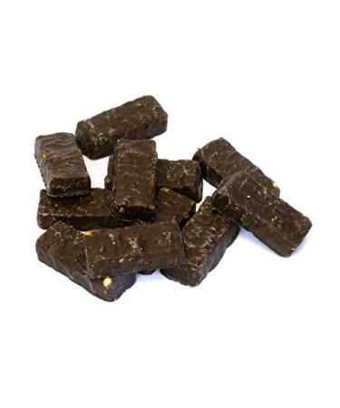Peanut Chews Original Dark Chocolate Bite Size - 100 Count Tub | Delicious Snack for Sharing - Buy Online on GoSupps.com