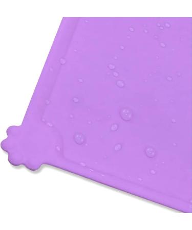 Joytale Non-Slip Silicone Dog & Cat Bowl Pad - Waterproof 53x37cm in Purple | Perfect Pet Accessory for Dogs & Cats - Shop Internationally - Buy Online on GoSupps.com