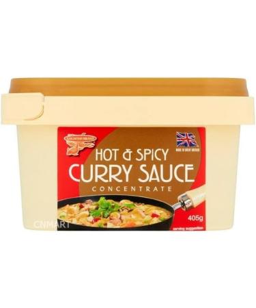 Goldfish Chinese Takeaway Curry Sauce Paste Concentrate 405g Hot and Spicy (Pack of 4) by CNMART - Buy Online on GoSupps.com