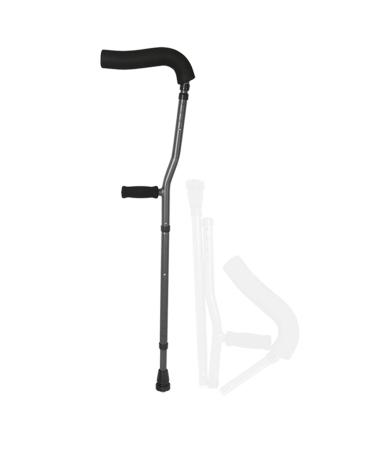 Underarm Crutch Adult Portable Folding Walking Cane F-Shape Adjustable Telescopic Crutch for Seniors Disabled Elderly Lucky Star