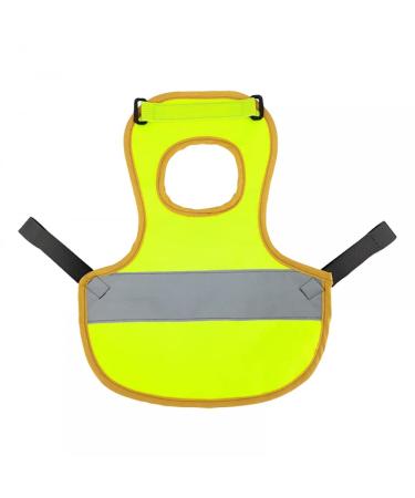 Chicken Reflective Vest Poultry Hen Saddle Apron w/Adjustable Strap for Chicken Duck Geese green