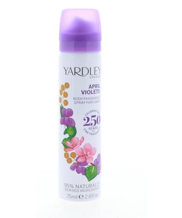 Yardley of London Refreshing Body Spray for Women April Violets 2.6 Ounce 2.6 Ounce (Pack of 1) - Buy Online on GoSupps.com