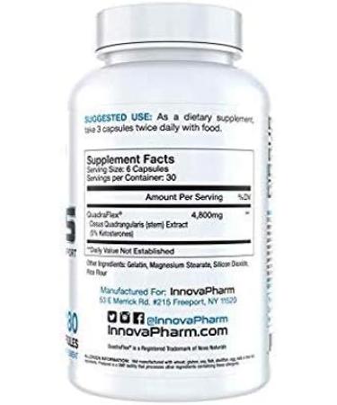 InnovaPharm Superior Cissus - QuadraFlex 4800mg -180 caps - Buy Online on GoSupps.com