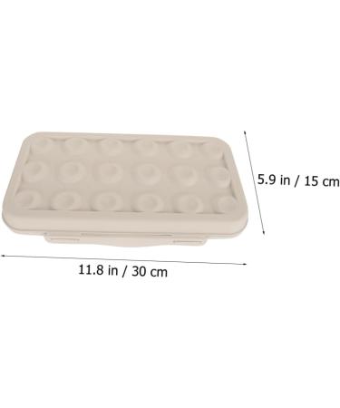 Uonlytech Box Outdoor Egg Carton Plastic Storage Bins Plastic Egg Tray Egg Trays Anti-collision Egg Rack Pp - Buy Online on GoSupps.com