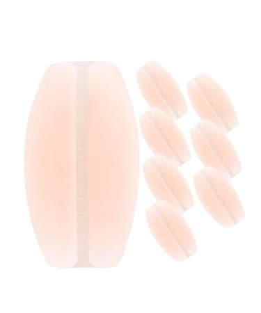 KICHOUSE 8pcs Shoulder Pads Clear Bra Clips to Hide Straps Ups Stick Bra Push up Racer Push up Bar