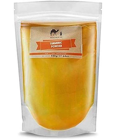 Turmeric Powder 500g Resealable Pouch by Silk Route Spice Company High Grade Clean Treated Bulk Turmeric Powder