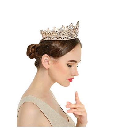 Joypea Rhinestone Vintage Tiara - Bridal Crowns for Wedding & Pageant Costume Queens - Buy Online on GoSupps.com