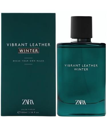 Zara Vibrant Leather Winter Cologne Men EDP Eau De Parfum 100 ML (3.38 FL OZ)