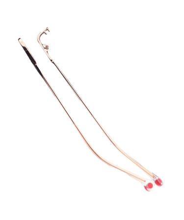 Rijpex glasses bone ear bracket holder 1 pair of rimless glasses spare arms metal 2-hole glasses rhinestone glass repair parts pink