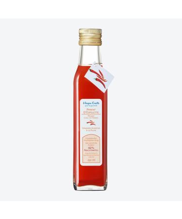 Vinegar with fruit pulp, Espelette pepper