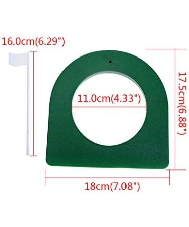 MUXSAM Golf Putting Cup with Flag - 2Pcs All-Direction Indoor Training Holes for Kids and Adults - Buy Online on GoSupps.com