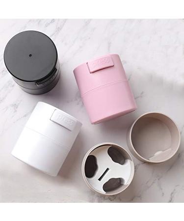 Buy Ahvqevn Eyelash Adhesive Storage Tank | Pink 4-Cell Sealed Box for Eyelash Extensions - Buy Online on GoSupps.com