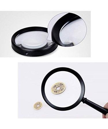 10 Times Magnifying Glass Retro Style Black Alloy Border Handheld Children's Old Reading Clock Maintenance Magnifying Glass Optical Glass Hd Lofty Ambition - Buy Online on GoSupps.com