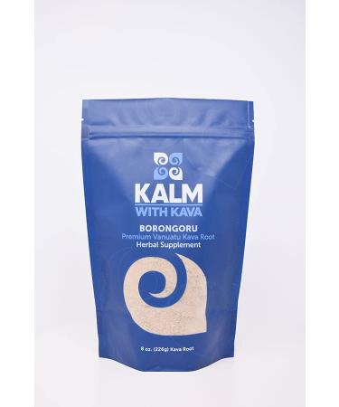 Kalm with Kava Borongoru Traditional Grind (8 oz.) 8 Ounce (Pack of 1)
