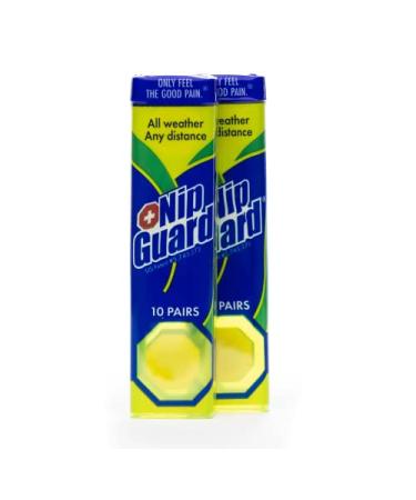 NipGuards Nipple Cover - Guaranteed Nipple Protection Since 1998 for Endurance Athletes (20) - Buy Online on GoSupps.com