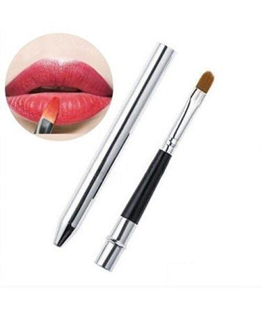 1Pcs Professional Retractable Lip Brush - Portable Makeup Tool for Perfect Lip Gloss Application - Buy Online on GoSupps.com