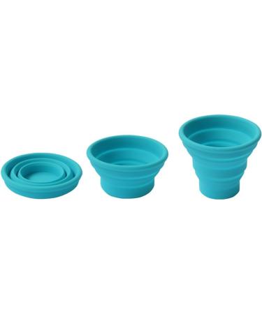 Ecoart Silicone Collapsible Travel Cup - 1 Pack, Blue | Ideal for Outdoor Camping and Hiking - Buy Online on GoSupps.com