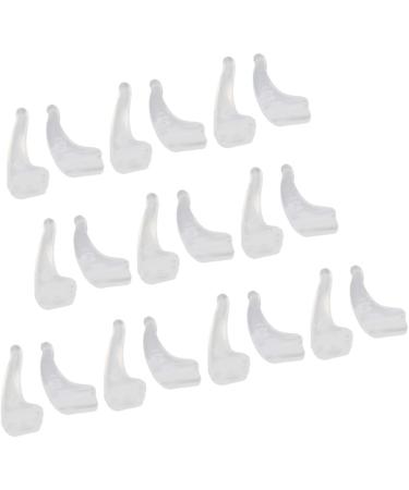 Leeadwaey 10 Pairs Anti-Slip Eyeglass Ear Hooks - Clear Temple Holders for Glasses | International Shipping Available - Buy Online on GoSupps.com