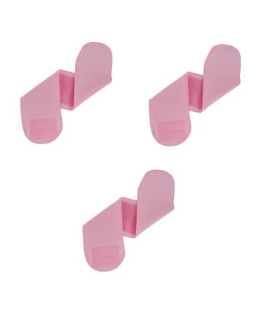 FRCOLOR 3 Pcs Silicone Neck Wrinkle Pads Neck Moisturizing Patch Neck Pad Gel Neck Patch Silicone Neck Patch Neck Massager Neck Wrinkle Tape Gel Neck Wrinkle Care Nursing Stickers Pink