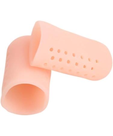 Healeved Silicone Gel Toe Sleeve Protectors - 18 Pairs/12pcs Anti-Friction Toe Covers - Skin Color - 4.5X2.1 cm - Buy Online on GoSupps.com