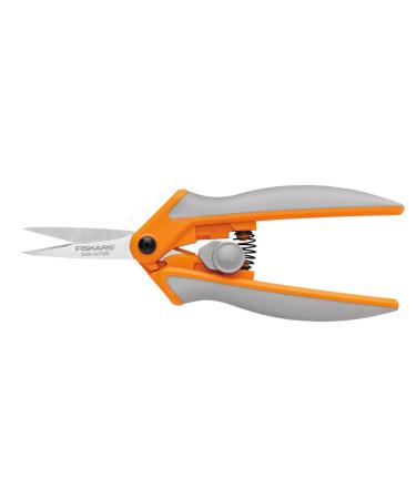 Fiskars 190500 RazorEdge Micro-Tip Easy Action Shears, 5 Inch, Orange and Gray 6 Inch Scissors - Buy Online on GoSupps.com