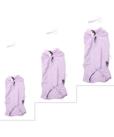 Easy Joy Recovery Suit for Cats - Postoperative Litter Clothing for Wounds & Skin Diseases | E-Collar Alternative - Soft Indoor Pet Outfit (L Purple) - Buy Online on GoSupps.com