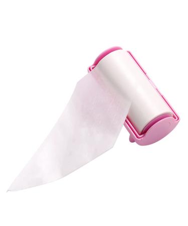 Minkissy NailArt accessories nail angel L distance nail art polish cleaning sticky pet hair adhesive lint brush for cloth carpet car seat bed cleaning gel 11.5 x6cm pink