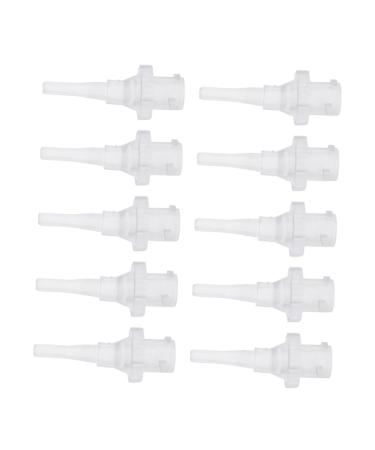 CALLARON 10Pcs Disposable Ear Cleaning Tips Ear Washer Tips for Adults Tools for Easy Canal Cleaning Compact Portable Design