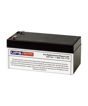 12V 3.2Ah F2 Sealed Lead Acid Compatible Battery Replaces SigmasTek SP12-3.5HR by UPSBatteryCenter