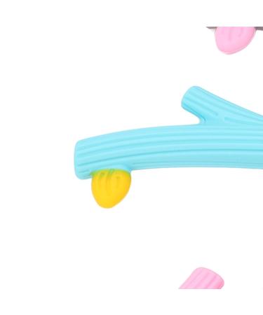 4Pcs Teether Tubes Soft Silicone Teething Tubes Baby Soothing Teether Toy Baby Teething Toy Teether Chewing Tube Food Grade Silicone Set Kit for Infant - Buy Online on GoSupps.com