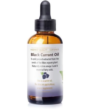 Black Currant Oil - 100% Natural Cold Pressed | Rich in Omega 3 & 6 | 1oz | International Shipping Available - Buy Online on GoSupps.com