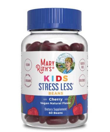 MaryRuth's Stress Relief Vita-Beans for Kids | Made with Magnesium Citrate & L-Theanine | Natural Calm Relaxation Stress and Mood Support Supplement for Kids 4+ | Vegan | Non-GMO | 60 Count Kids Beans