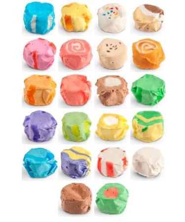Taffy Shop "Favorites Mix" Salt Water Candy Assorted Bulk Flavors of Saltwater Taffy Unique Themed Gourmet Taffy - Family (32oz)