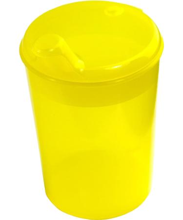 Medi-Inn Beak Cup 250ml Set - 5 Lower Parts & 10 Lids (Yellow) | Ideal for International Shipping - Buy Online on GoSupps.com