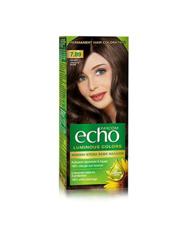 FARCOM Echo hair color with natural olive extract and vitamin C 60ml (7.89 chocolate)