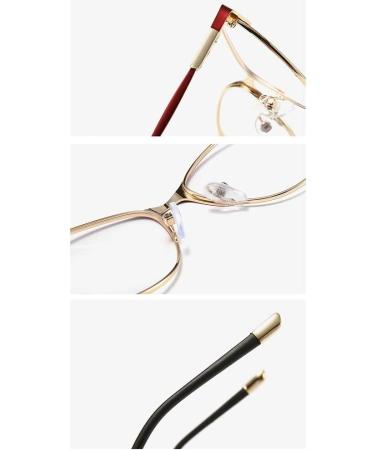 Buy Eyephd Women's Fashion Progressive Multifocal Anti-Blue Light Reading Glasses | HD Aspherical Cat Eye Diopter +1.0 to +3.0 - Buy Online on GoSupps.com