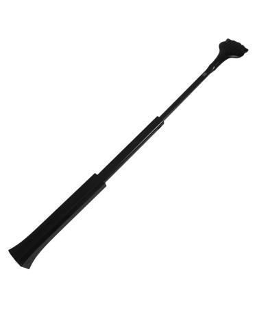 Minkissy back scratches metal portable telescopic back scratch manual back massager hand neck massage device stick for men black