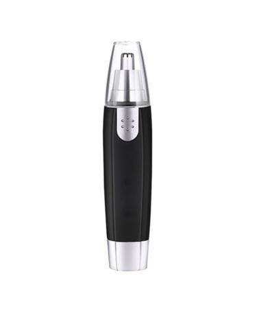 UNbit Nose Hair Trimmer Hair Trimmer Tools Scissors Ear Neck Eyebrow Epilator Removal Shaver Trimmer (Color : Silver Black)