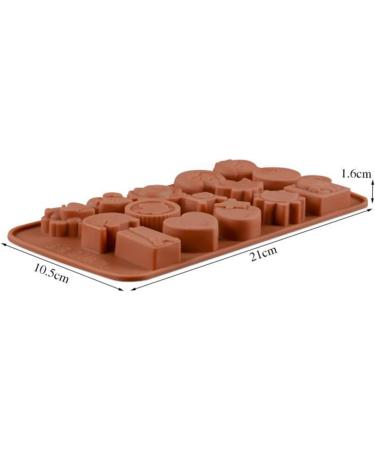 3pcs 15 Fudge Molds Non-Stick Mold Cartoon Animal Mold Silicone Mold Fondant Molds Bakeware Silicone Candy Mold Silicone Baking Molds Candy Molds Biscuits Cake Chocolate Candies mediumx3pcs Coffeex3pcs - Buy Online on GoSupps.com