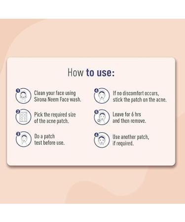 S.i.r.o.n.a Anti Acne Pimple Patches - 72 Dots with Salicylic Acid | Invisible Waterproof Hydrocolloid Stickers for Active Acne | Shop Internationally - Buy Online on GoSupps.com