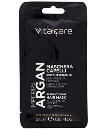 Vitalcare | Imperial Argan Restructuring Hair Mask for Dry and Damaged Hair with Argan Oil Complex 24 Packs of 25 ml - Buy Online on GoSupps.com