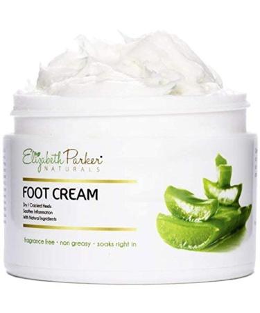 Moisturizing Foot Cream for Dry Cracked Feet and Heels - Enriched with Coconut Oil, Shea Butter, Aloe Vera - Callus Remover with Olive Oil & Manuka Honey (4oz) - Buy Online on GoSupps.com