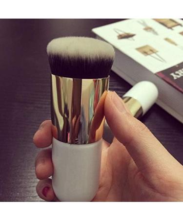 Flat Top Foundation Brush Large Face Brush for Liquid Cream Powder Rose Gold Cosmetic Cream Makeup Brushes Professional - Buy Online on GoSupps.com
