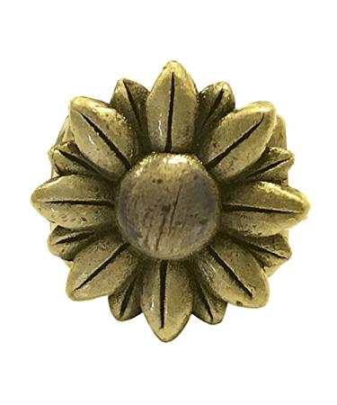 Prestige Medical 3D Stethoscope Jewelry Daisy - Antique Bronze