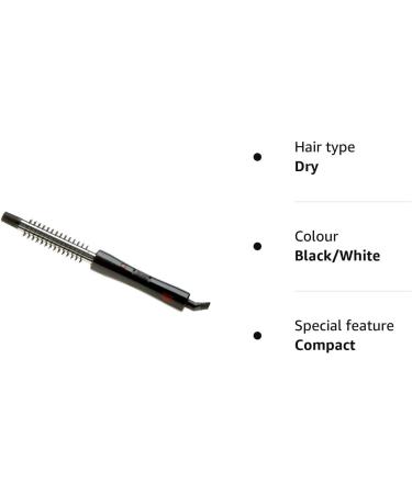 Small 13mm Hot Brush for Styling Hair - Electric Curling & Smoothing Styler with Heated Barrel - Includes Travel Bag - Perfect for Creating Curls, Flicks, and Volume - Buy Online on GoSupps.com